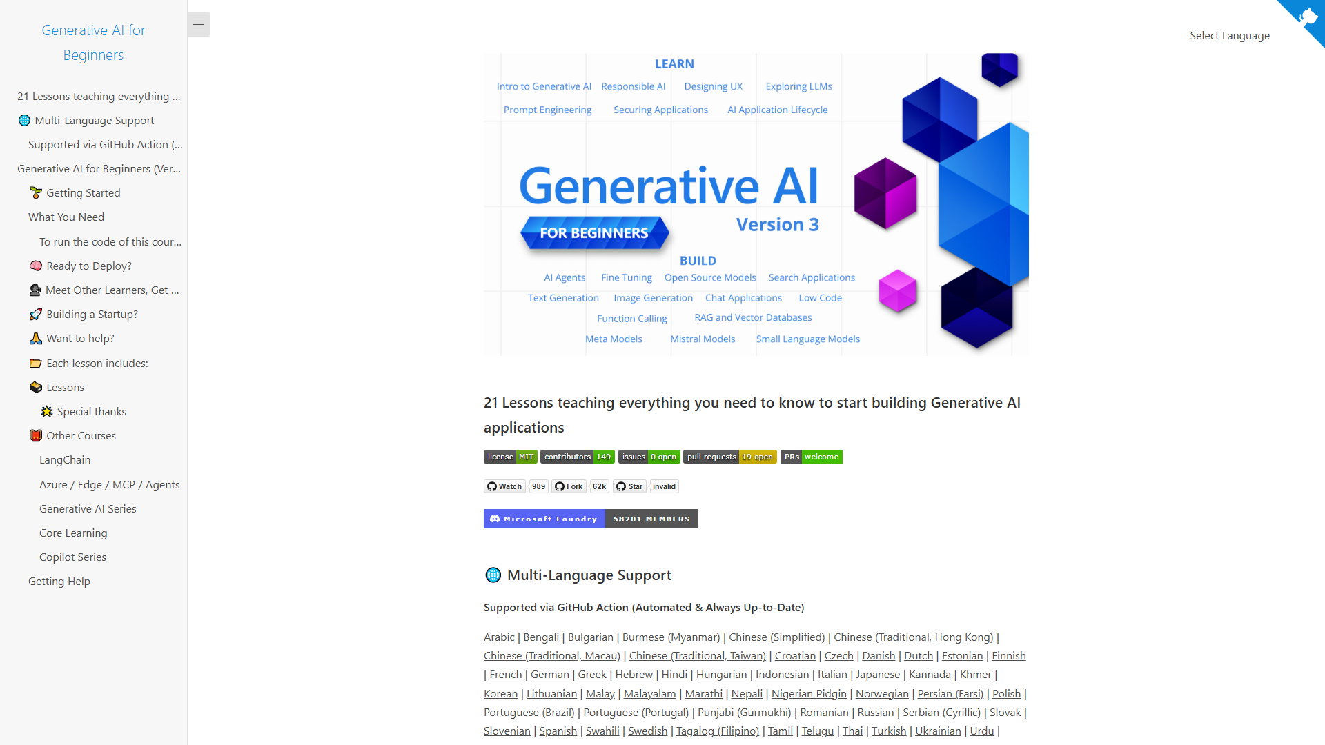 Generative AI for Beginners