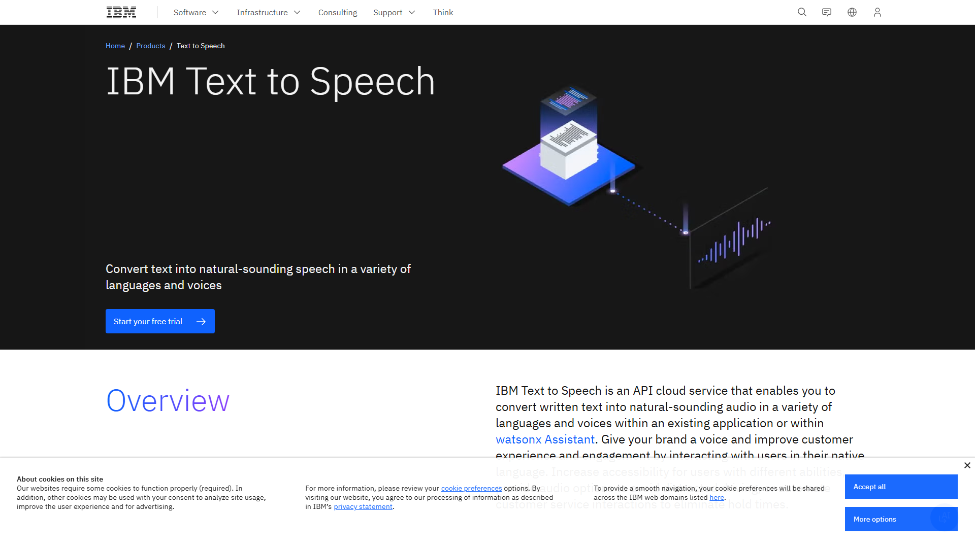 IBM Watson文字转语音