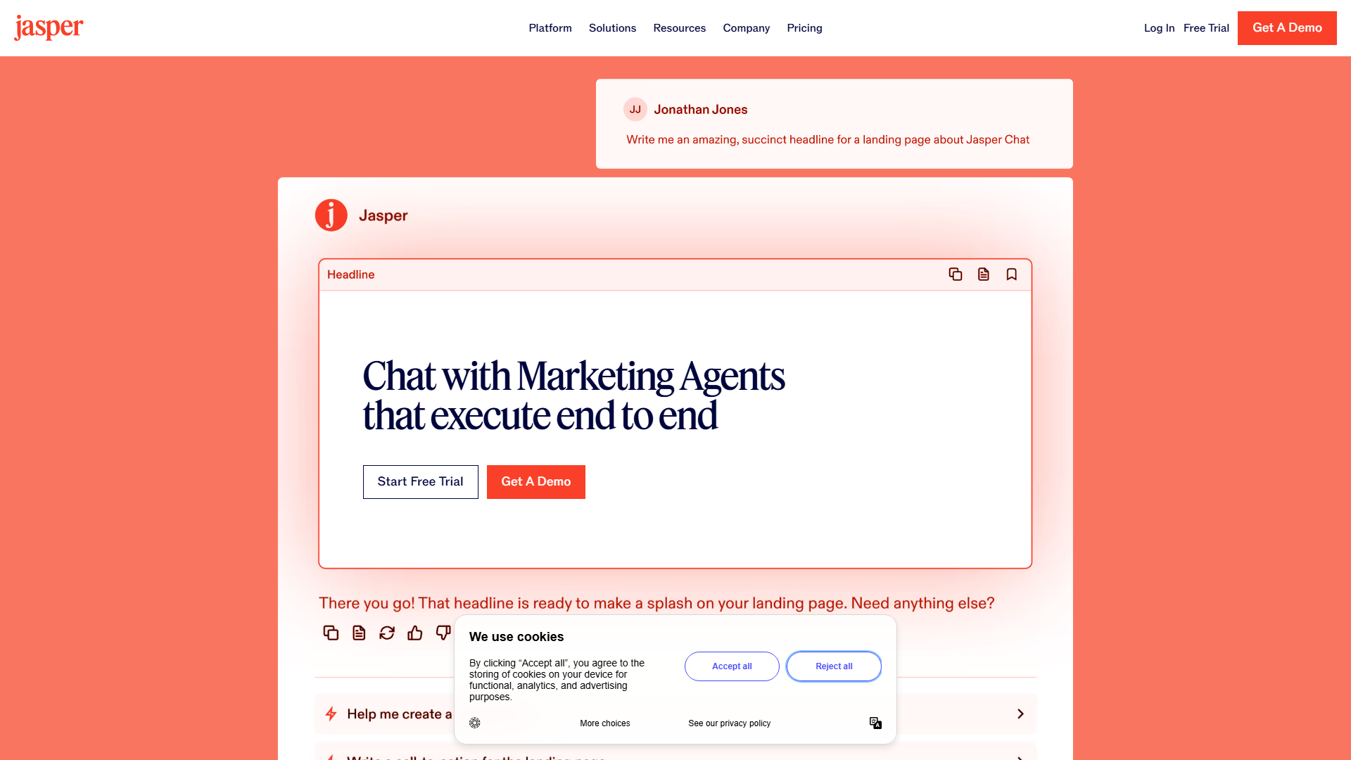 Jasper Chat