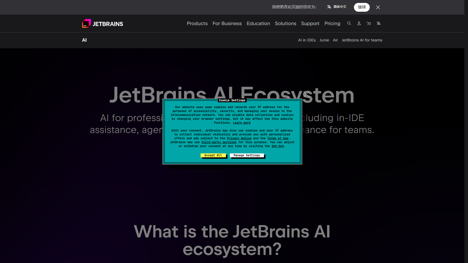 JetBrains AI