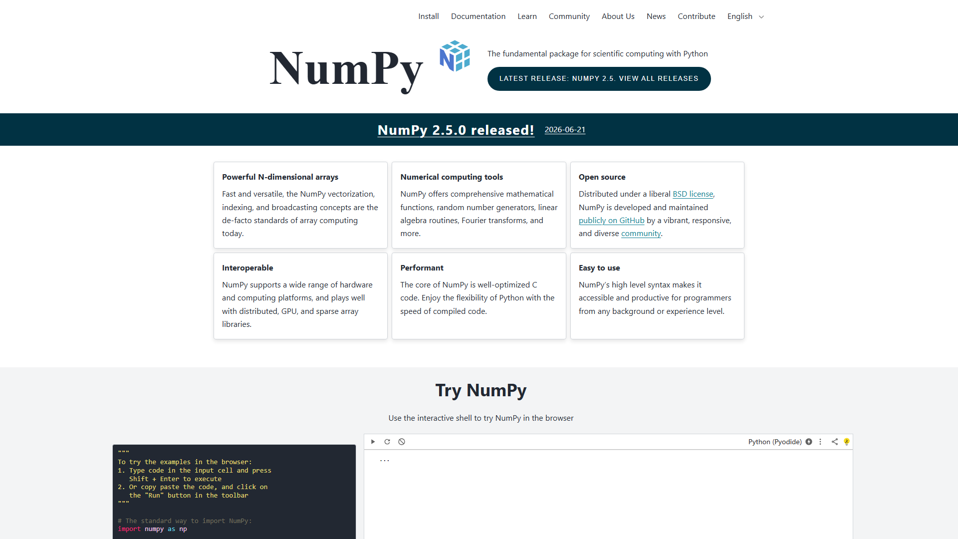 NumPy